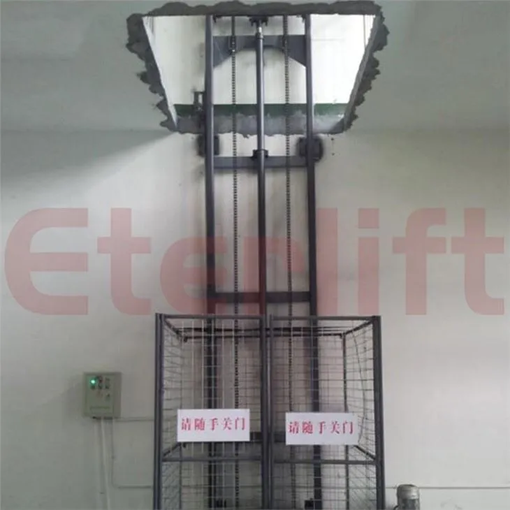 Guide Rail Freight Elevator