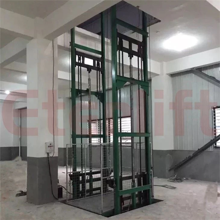 Warehouse Vertical Hydraulic Elevator Lift