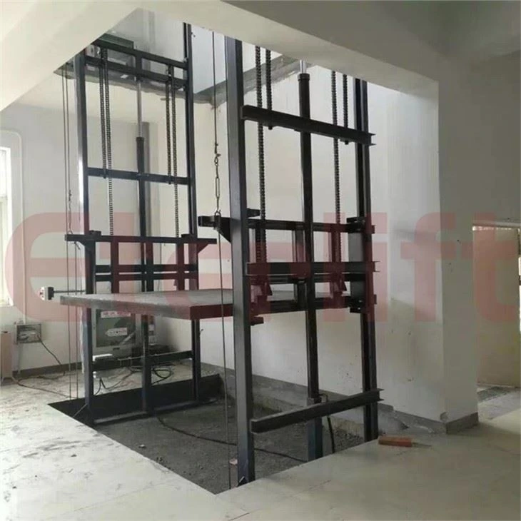 Warehouse Vertical Hydraulic Elevator Lift