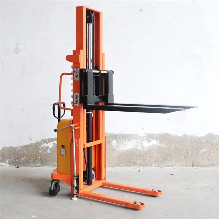 Carretilla elevadora apiladora manual de 3 metros