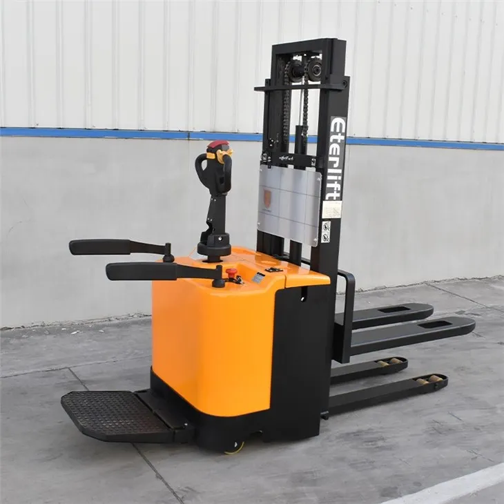 Stand On Full Electric Stacker