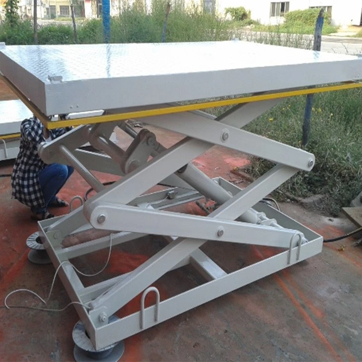 Stationary Hydraulic Scissor Lift Table