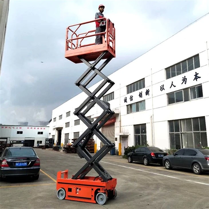 Mobile Scissor Lift Platforms And Ladders