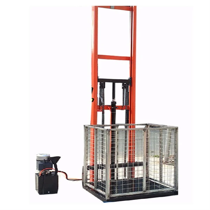 Ascensor de carga para almacén